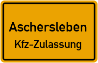 Zulassungstelle Aschersleben