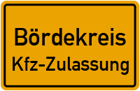 Zulassungstelle Bördekreis