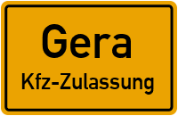 Zulassungstelle Gera