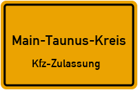 Zulassungstelle Main-Taunus-Kreis