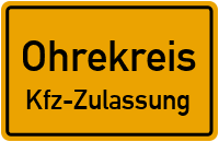 Zulassungstelle Ohrekreis